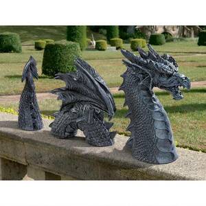  large Dragon. ornament outdoor correspondence objet d'art western sculpture ornament garden decoration miscellaneous goods European style ornament middle . Europe manner dragon fantasy figure garden for 