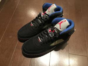 NIKE AIR JORDAN FORCE FUSIOIN AJF JORDAN5 jordan 5 ジョーダン５ force1 OG RED BLACK BLUE 28cm US10 28 フォース１ フォース