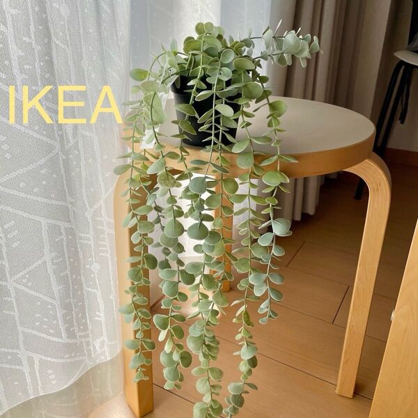 【新品】IKEA イケア フェイクグリーン フェイカ(ユーカリ)造花 アートグリーン アートフラワー 人工観葉植物