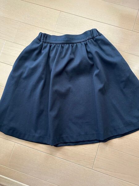 紺スカート GU 140cm 発表会 卒園 入学式 フォーマル シンプル