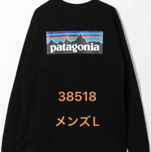パタゴニア Patagonia ロングスリーブ P-6ロゴ レスポンシビリティー 38518 ブラック メンズL