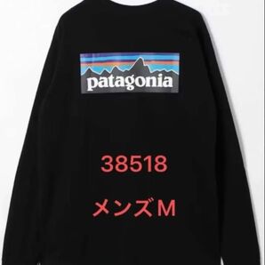 パタゴニア Patagonia ロングスリーブ P-6ロゴ レスポンシビリティー 38518 ブラック メンズM
