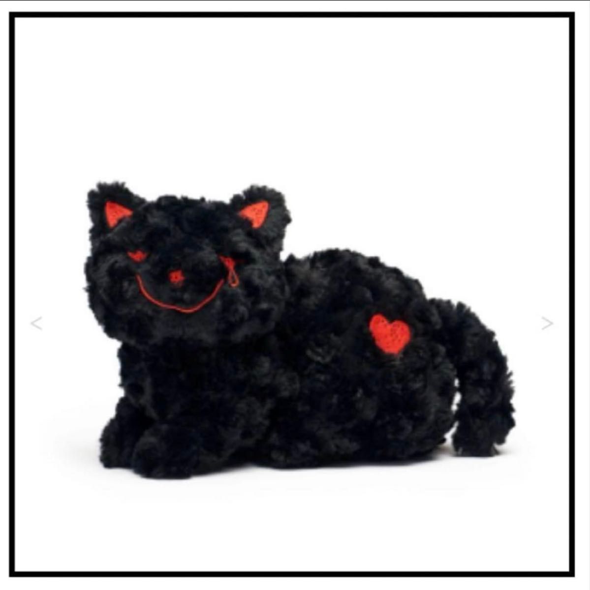 米津玄師 かわゆい リイシューねこちゃん BLACK AND RED ぬいぐるみ 米津玄師 かわゆい リイシューねこちゃん BLACK AND RED ぬいぐるみ
