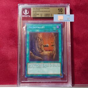 世界に1枚) BGS10 遊戯王 英語版 王家の眠る谷 ネクロバレー ファラオズシークレット