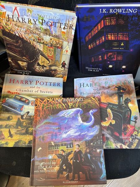 Harry Potter シリーズ5冊: Illustrated Edition/J. K. Rowling