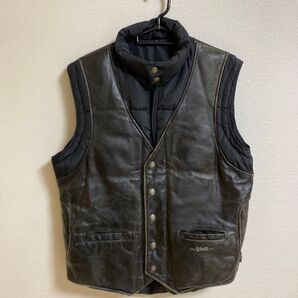 革ベスト レザーベスト Schott ショット 本革 アメリカ製