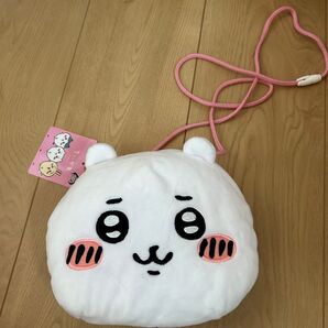 初期 アミューズメント ちいかわ フェイスポシェット タグ付 ぬいぐるみ ふわふわ