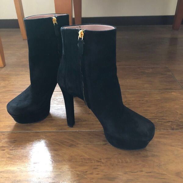 グッチ ショートブーツ GUCCI ショート ブーツ スエード
