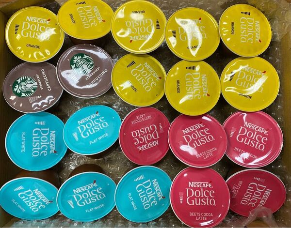 ネスレ ドルチェグストコーヒーカプセル4種類20カプセルセット19杯分