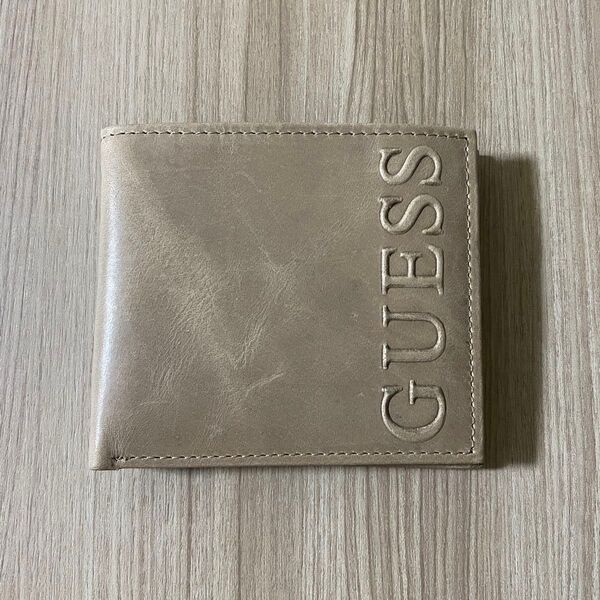 GUESS ゲス 財布 革 ウォレット レザー 二つ折り財布