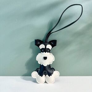 シュナウザー バッグチャーム ドッグ 犬 バッグアクセサリー