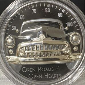 2021 クック諸島 ブラックプルーフ クラシックカー 2オンス 銀貨 コイン