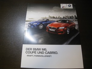 ★C2252 海外カタログ独語 BMW M6・クーペ/カブリオ 2014
