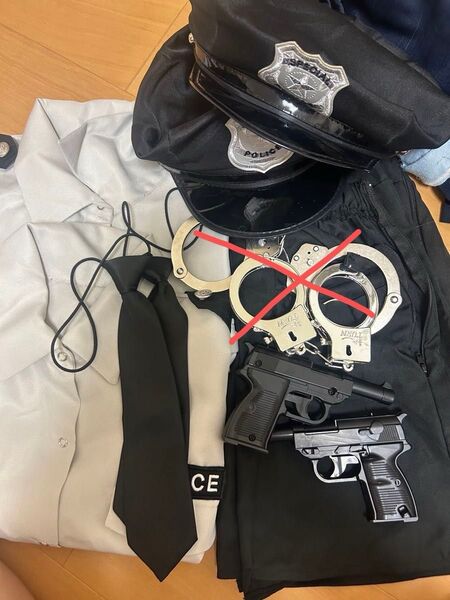 ポリス コスプレ 2点セット グレイッシュポリス