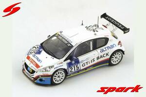 ■限定500pcs. スパークモデル 1/43 2013 プジョー208 GTi #215 ニュルブルクリンク24h