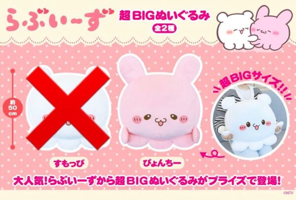 らぶいーず ぴょんちー 超BIGぬいぐるみ