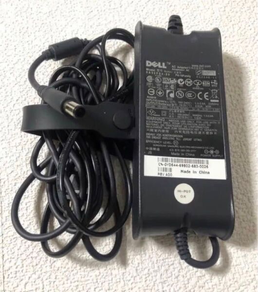 ☆送料込☆中古純正DELLデルACアダプター19.5V 4.62A