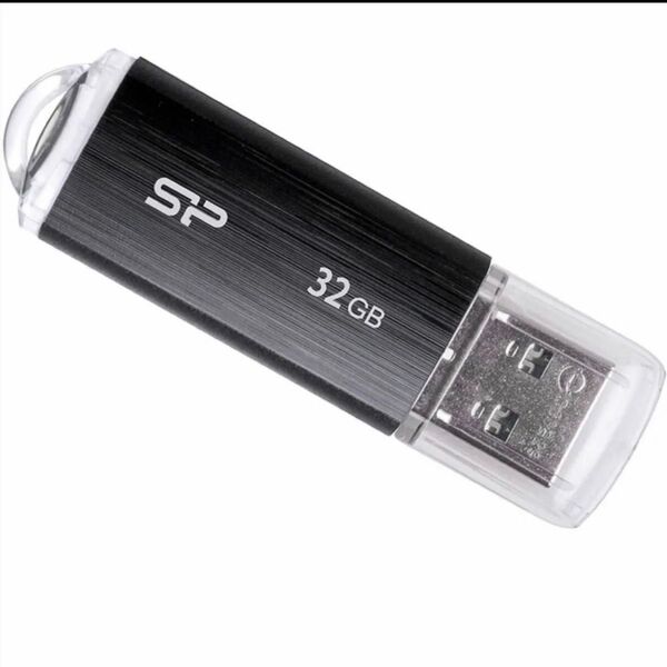 未開封未使用 シリコンパワー USBメモリ 32GB USB2.0 キャップ式 Ultima U02シリーズ ブラック