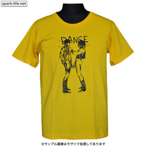 パンクＴシャツ☆ＣＯＷＢＯＹＳ☆イエロー メンズＭサイズ 送料無料から