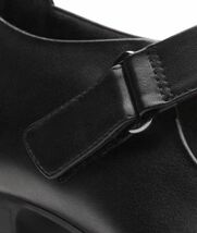 送料無料 Clarks 25.5cm メリージェーン パンプス ブラック ストラップ 黒 レザー 革 フォーマル ヒール フラット ブーツ スニーカー AC36_画像8