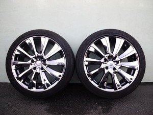 STICH EXPLORER CHROMEシュティッヒエクスプローラーII S-10クロームメッキ +55 5H 225/45R18 RNストリーム RB RAオデッセイ VEZELヴェゼル