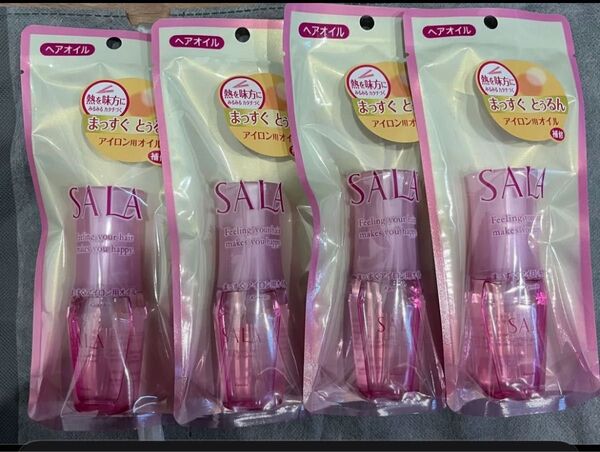 SALA ヘアオイル まっすぐとぅるん アイロン用オイル 4個セット