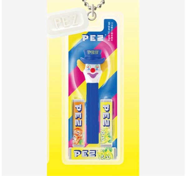 ペッツ PEZ ボールチェーン マスコット チャーム ガチャ ピエロ 青 ケンエレファント
