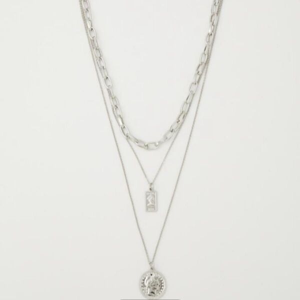 COIN THREE-STRAND NECKLACE 3連コインネックレス
