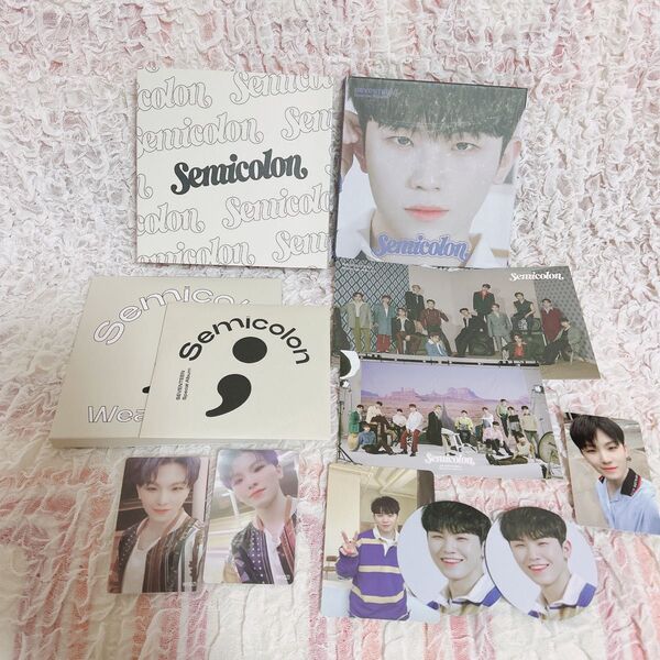 SEVENTEEN semicolon ウジ HMV トレカ フォトブック 特典 フォトカード carat