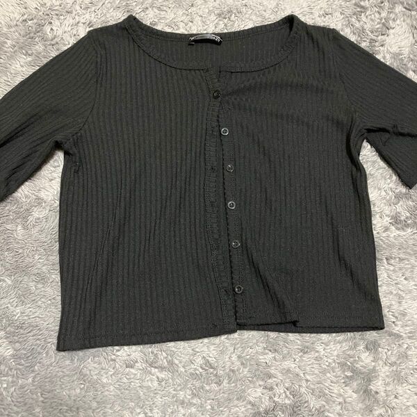 韓国 カーディガン トップス 半袖 DAZY