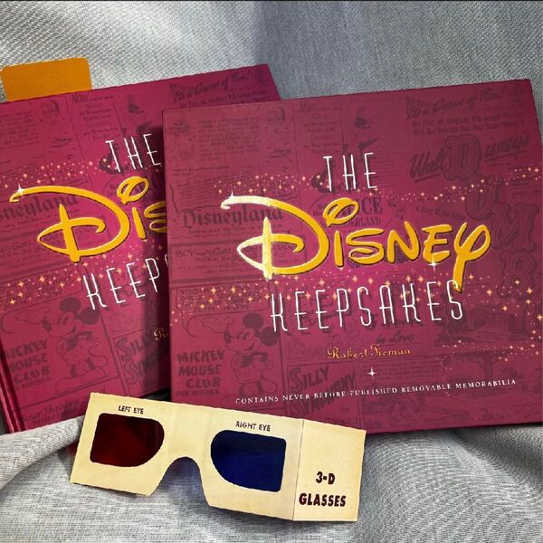 ディズニー レア Disneykeepsakes(ディズニーキープセイクス)3Dグラス付き