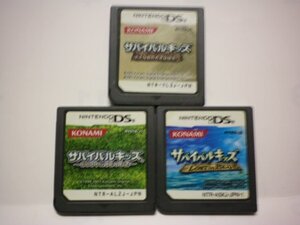 DS サバイバルキッズ 小さな島の大きな秘密!?+サバイバルキッズ LOST in BLUE2+ LOST in BLUE お買得3本セット(ソフトのみ)