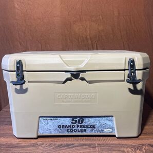 未使用 グランドフリーズ クーラー50キャプテンスタッグ クーラーボックス
