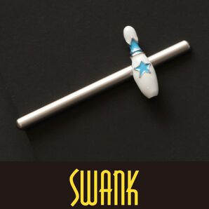 5277◆スワンク◆ネクタイピン◆ボウリングピン◆ニューヨーク老舗ブランド~伊勢丹高島屋取り扱い◆タイバー◆SWANK日本製◆新品