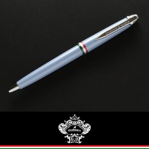 4748◆オロビアンコ◆ボールペン◆ライトブルー×シルバー◆F細字ブラック◆Orobianco◆新品