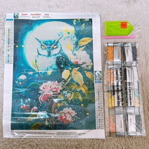 ダイヤモンドアート モザイクアート ラウンド