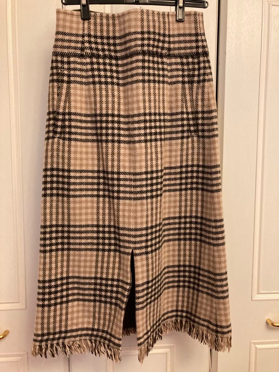 ナノユニバース　nano・universe スカート チェック柄 チェック バーバリーズ l
