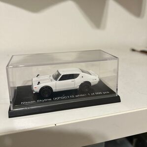 1/64 Nissan Skyline KPGC110(ホワイト) 「NISSAN MODEL CAR COLLECTION」