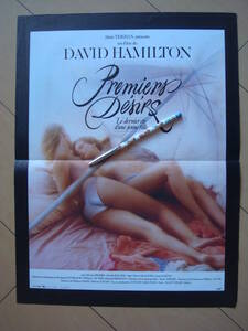 デイヴィッドハミルトン「premier desirs」フランスオリジナルポスター、デヴィッドハミルトン、デビッドハミルトン