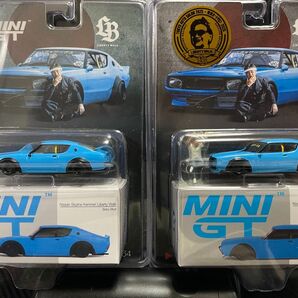 オートサロン限定MINI GT LBWK日産 スカイラインケンメリ24.25年セット