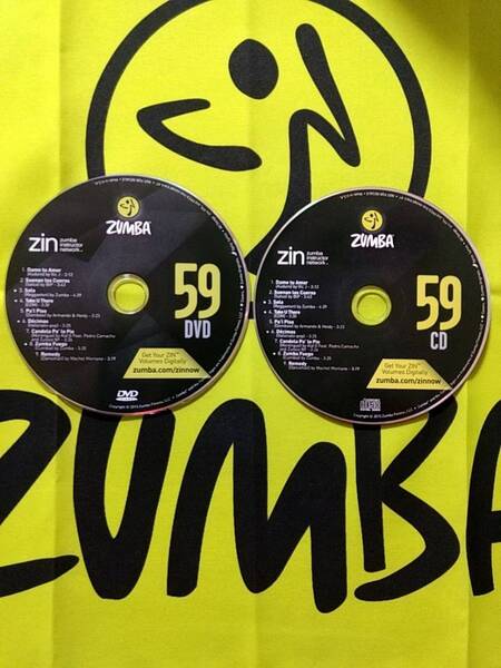 即決 ZUMBA ズンバ ZIN59 DVD & CD インストラクター専用
