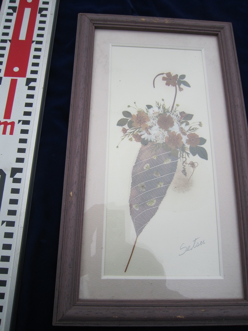 Image de fleur pressée [East 556 No. 9 1.4, Ouvrages d'art, Peinture, autres
