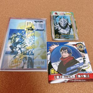 僕のヒーローアカデミア 缶バッジ セット ヒロアカ レンチキュラーポストカード ステータスカード ジャンフェス