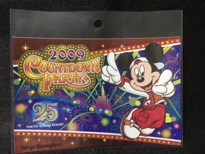 東京ディズニーランド　東京ディズニーリゾート25周年　カウントダウンパーティー　ポストカード　新品