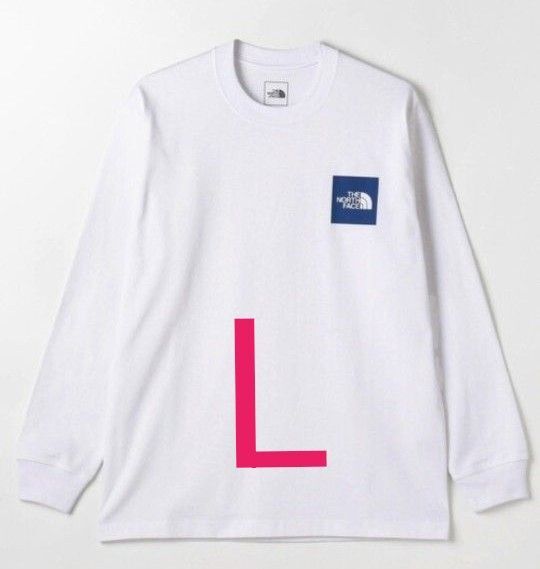 THE NORTH FACE ザノースフェイス SQUARE LOGO ロンT Lサイズ