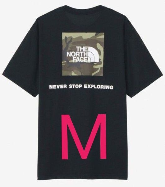 THE NORTH FACE ノースフェイス ヌプシ ショートスリーブ SQUARE CAMOFLUGE Tシャツ Mサイズ