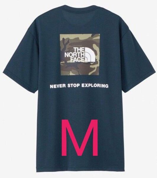 THE NORTH FACE ノースフェイス ヌプシ ショートスリーブ SQUARE CAMOFLUGE Tシャツ Mサイズ