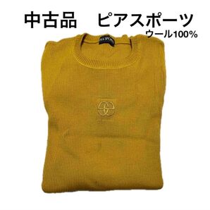 レディース セーター ピアスポーツ カラシ色 中古品