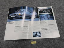 BMW　ラインナップ　カタログ　昭和62年　14ページ　送料370円　735Ci　535i 320i 325i 635csi 528e 318i 520i C504_画像3