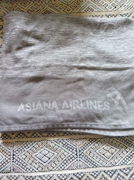 アシアナ航空ひざ掛け